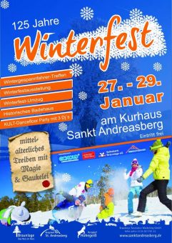 125. Winterfest in Sankt Andreasberg 27. – 29. Januar 2023