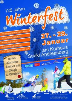 125. Winterfest in Sankt Andreasberg 27. – 29. Januar 2023