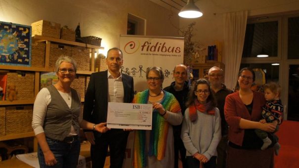 ISB spendet 5.000 Euro an Trierer Familienzentrum fidibus e.V.