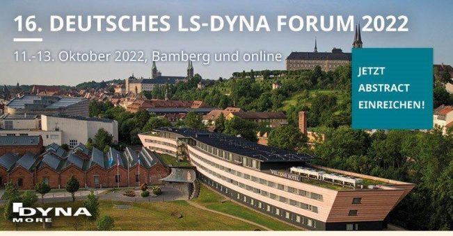 16. LS-DYNA Forum 2022: Call for Papers