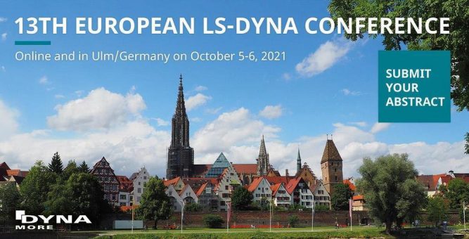 Call für Papers für die 13. Europäische LS-DYNA Konferenz in Ulm und online