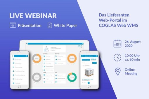 Webinar: Das COGLAS Partnerportal in der Cloud