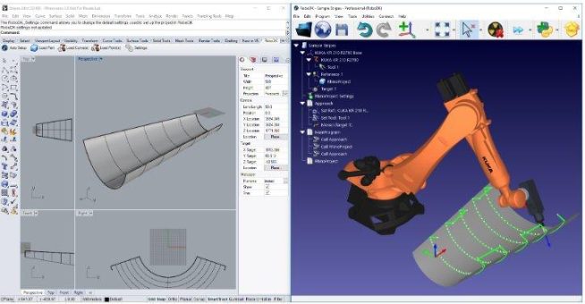 Robots und Cobots – offline programmieren – simulieren – steuern