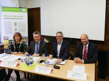 Gemeinsam stark für die Region: Geo-Naturpark Bergstraße-Odenwald und Naturpark Neckartal-Odenwald intensivieren Zusammenarbeit