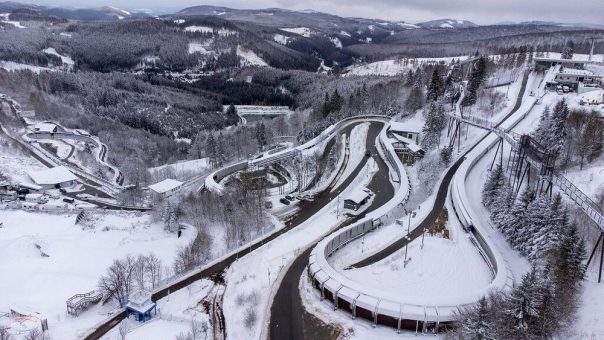 Rodel-Continentalcup der Jugend A in Winterberg
