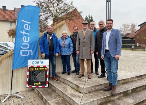 Friedewald erhält neues Geschwindigkeitsdisplay von goetel