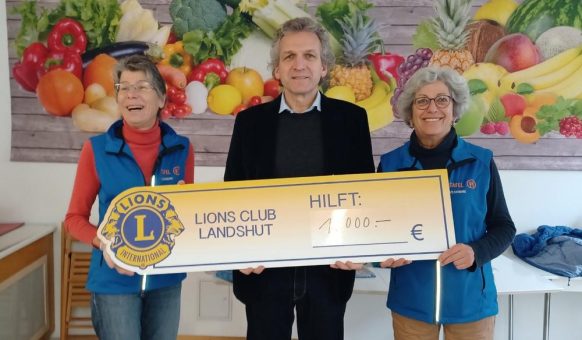 Lions Club Landshut spendet 1.000 Euro an die Tafel Vilsbiburg