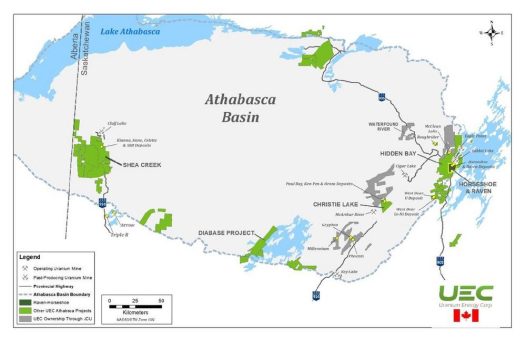 Uranium Energy Corp reicht S-K 1300 technischen Kurzbericht für Horseshoe-Raven Projekt in Saskatchewan ein