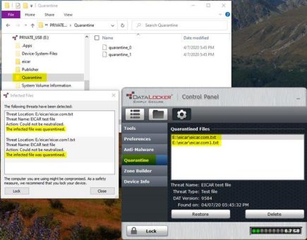 Sichere Bereinigung und Anti-Malware-Quarantäne: Neue Firmware 6.3.1 für Sentry K300 verfügbar