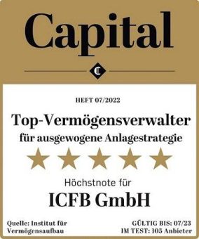 ICFB zählt zu den besten Vermögensverwaltern Deutschlands