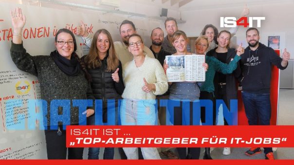 IS4IT auch 2023 „TOP-Arbeitgeber für IT-Jobs“