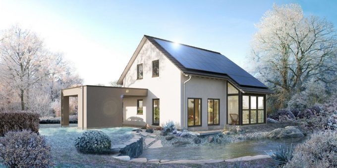 Ein dynamisches Duo – Energieeffizient wohnen dank Fertighaus mit PV-Anlage – aber welche Dachform eignet sich am besten?