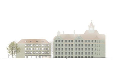 Baubeginn Neubau Ludwig-Uhland-Grundschule, Grolandstraße 27