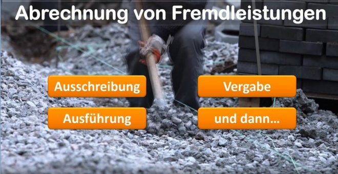 Abrechnung von Fremdleistungen nach Standardleistungsverzeichnis/GAEB