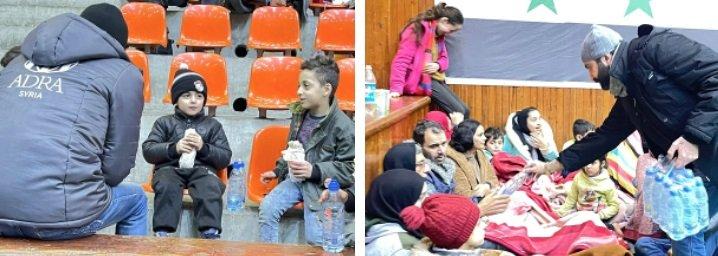 Erdbeben: ADRA Syrien versorgt 1.175 Menschen in Notunterkünften