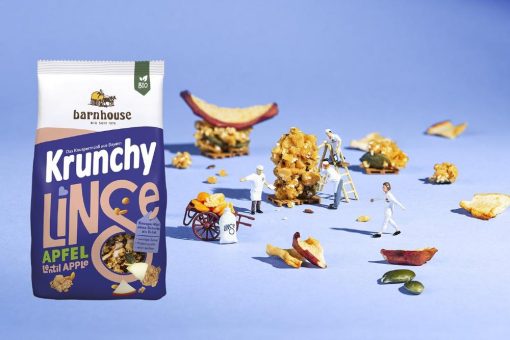 Bio-Knuspermüsli-Innovation: Krunchy Linse mit Apfel von Barnhouse