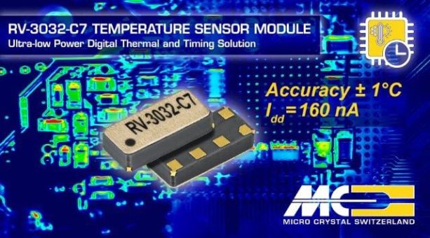 MICRO CRYSTAL Announces Ultra-Low-Power RV-3032-C7