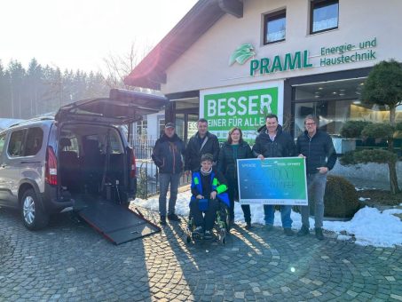 Praml Group spendet 20.000 Euro für behindertengerechtes Auto für Felix‘ Familie