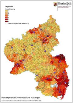 Analyse: Oberer Gutachterausschuss in Rheinland-Pfalz nutzt KI-Analysen zur Segmentierung der Wohnlagen