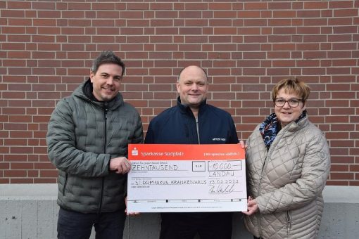 AUVESY-MDT spendet 10.000 Euro für innovatives Lichtkonzept auf der Intensivstation