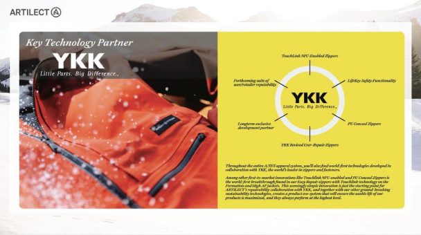 ARRTILECT Outdoor-Jacken mit YKK-Innovation