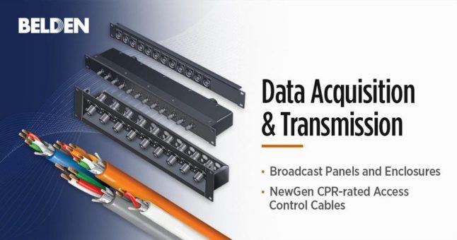 Belden bringt im 1. Quartal 2023 Lösungen für die Verwaltung von Medienausgängen und für die Anbindung von Sicherheitssystemen auf den Markt