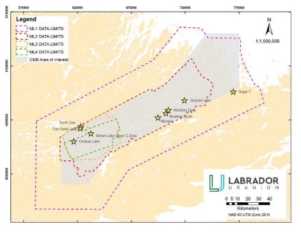 Labrador Uranium gibt den Abschluss der ersten Phase der regionalen Explorationsziele im Central Mineral Belt Projekt in Labrador bekannt und ernennt Explorationsmanager