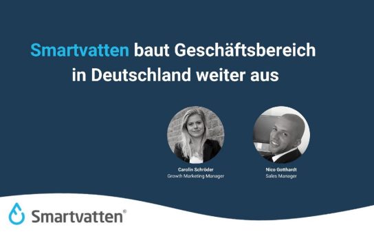 Smartvatten baut Geschäft in Deutschland weiter aus