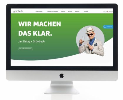 Neue Website bei Grünbeck
