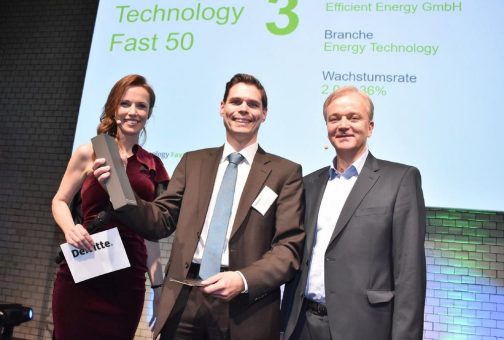 Efficient Energy zählt zu den am schnellsten wachsenden Technologieunternehmen Deutschlands