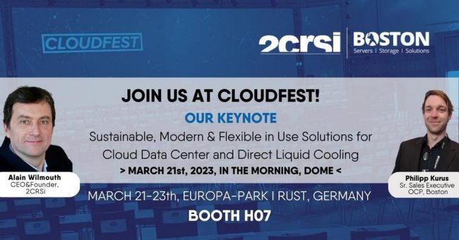 Nachhaltige, energieeffiziente und praxiserprobte IT-Lösungen bereichern das CloudFest in Rust