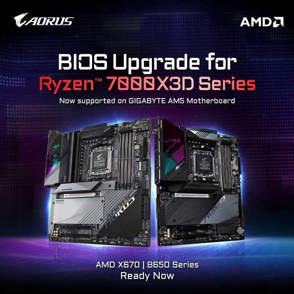 Take your gaming performance to the next level with AMD Raphael X3D processors and GIGABYTE motherboards