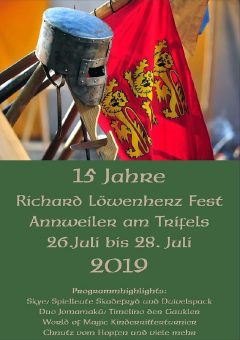 Höret, höret, höret – 800 Jahre Stadtrechte, 15 Jahre Richard Löwenherz Fest, eine Stadt im Jubeljahr