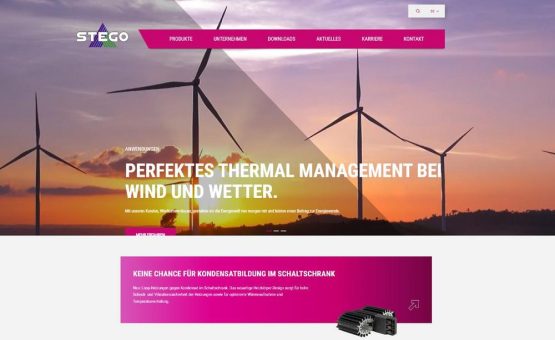 STEGO Elektrotechnik GmbH relauncht Website mit neuen Funktionen