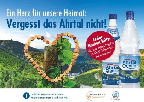 Die Charity-Kampagne der Ahrtal Quelle geht in die zweite Runde