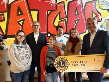 Lions Club Landshut spendet 850 Euro an Offenen Jugendtreff Ergolding