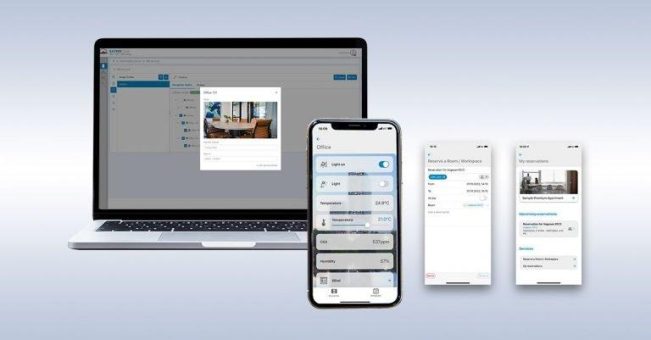 SAUTER MRC-Gebäude-App jetzt mit Raumbuchungsfunktionen
