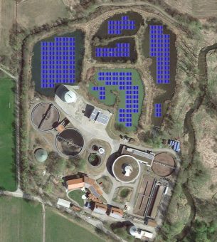 Grüner Strom für das Klärwerk in Eching am Ammersee: SINN Power GmbH baut schwimmende Photovoltaikanlage auf Schönungsteichen – Novum
