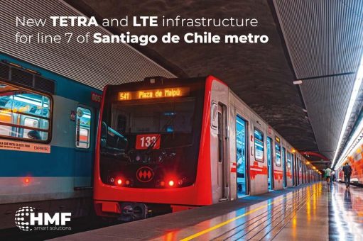 Modernstes TETRA- und LTE-Kommunikationssystem für die neue Linie 7 der Metro Santiago de Chile