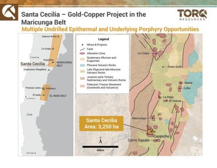 Torq beginnt Bohrungen auf Gold-Kupfer-Projekt Santa Cecilia in Chile