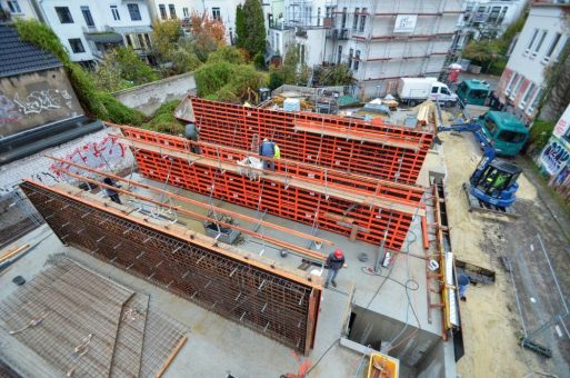 Bauen auf engstem Raum – problemlos möglich mit NeoR Leichtschalung