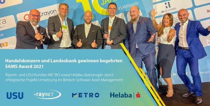 Handelskonzern und Landesbank gewinnen begehrten SAMS Award 2021