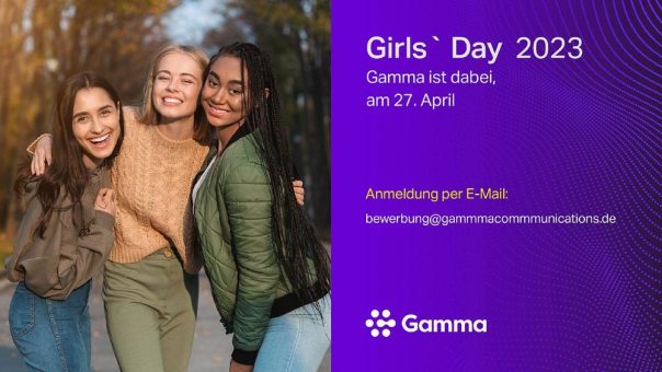 Girls‘ Day 2023: Gamma ist dabei