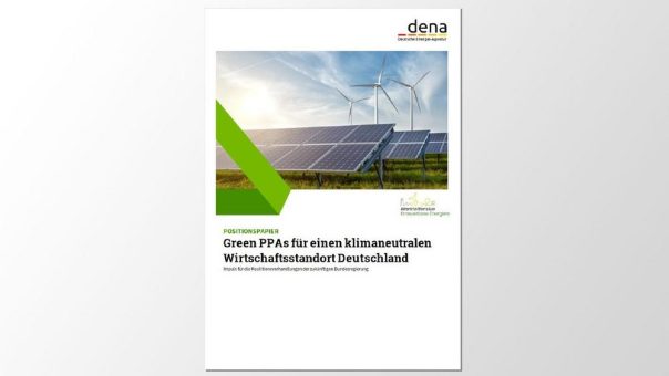Green PPAs für einen klimaneutralen Wirtschaftsstandort Deutschland