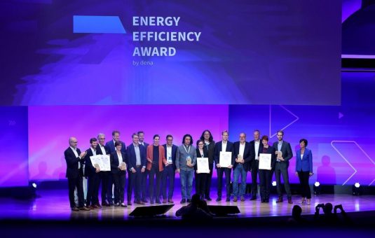 Fünf Unternehmen erhalten Energy Efficiency Award 2022