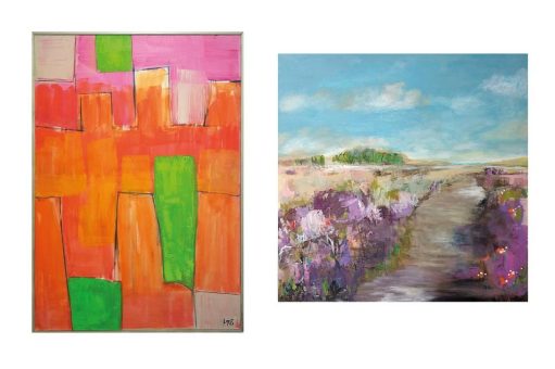 Ausstellungseröffnung mit Werken von Monika Schiwy und Karin Mayer