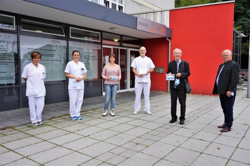 Stoffmaske der Klinik Bogen kommt ins Museum