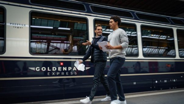 Die Reise ihres Lebens: Roger Federer mit Trevor Noah auf der „Grand Train Tour of Switzerland“