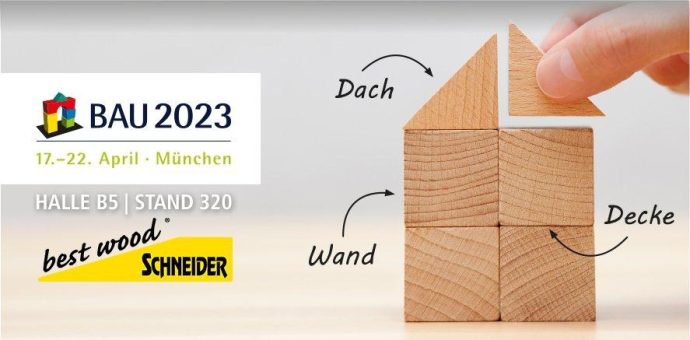 best wood SCHNEIDER auf der BAU in München