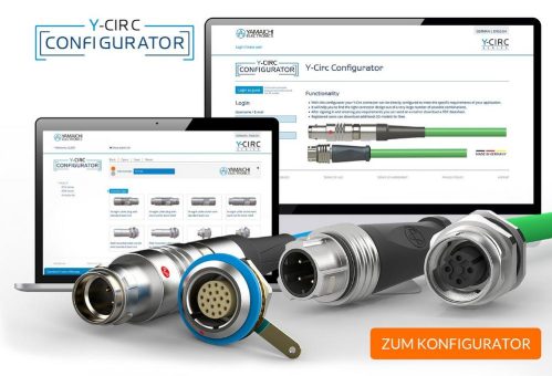 Yamaichi Online-Konfigurator: Individuelle Konfiguration von Push-Pull und M12 Rundsteckverbindern